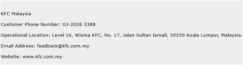 Kfc di indonesia, pt fast food indonesia, ayam goreng. KFC Malaysia Contact Number | KFC Malaysia Customer ...