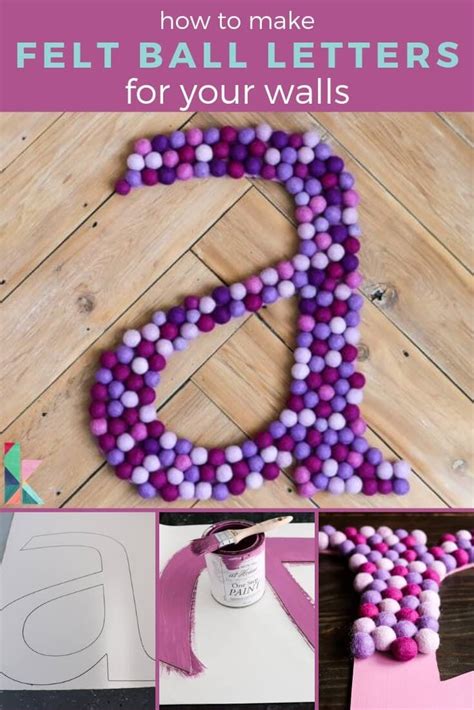 Wall letters add a touch of creativity to your room. How to Make Decorative Letters for Your Walls | Letter ...