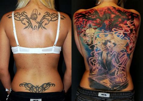 We will love to help. tribal cover up tattoos before and after - Pictures ...