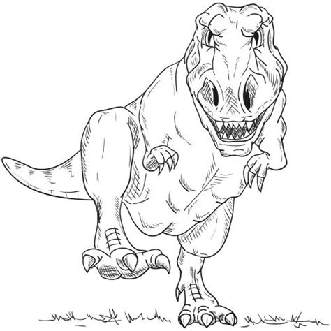 Dinosaurier tyrannosaurus rex vorlage als pdf herunterladen. Dinosaurier-Ausmalbilder kostenlos zum Ausdrucken online