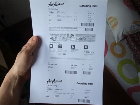 Cara print boarding pass airasia dengan print baggage tag sekali. Japan-Image: Ticket Boarding Pass Air Asia