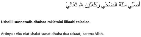 Membaca niat, boleh diucapkan secara lisan atau dalam hati. Sholat Tahajjud dan Dhuha