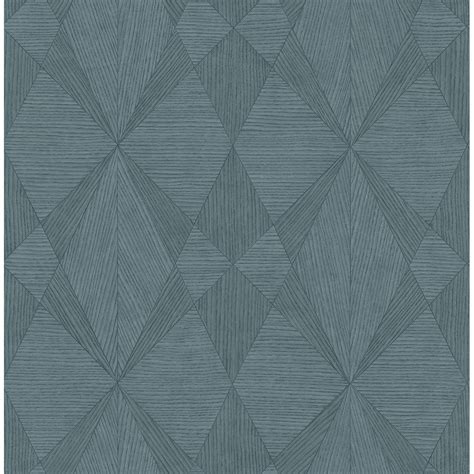 Your geometric stock images are ready. 2908-25331 - Intrinsic Teal Geometric Wood Wallpaper - by ...