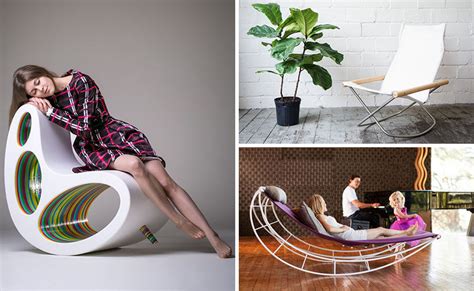 Discover the best modern chair design on elledecor.com. Furniture Ideas - 14 Awesome Modern Rocking Chair Designs ...