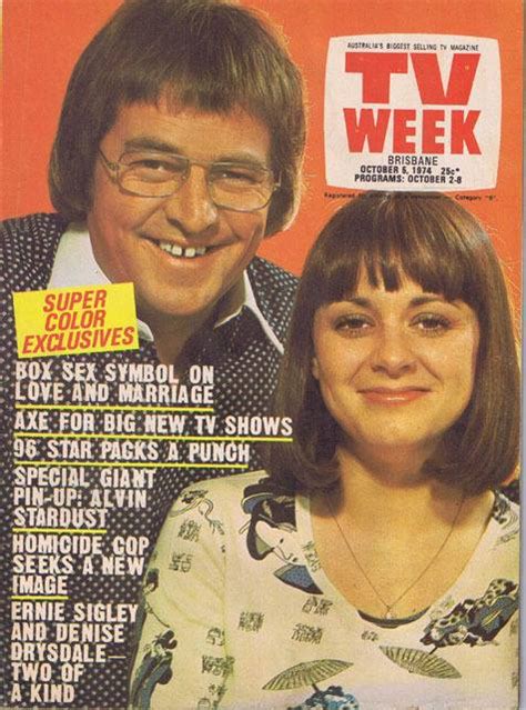 Sigley, who won the gold logie for most popular personality on australian television in 1975, had been diagnosed with the neurodegenerative disease in october 2016. Ernie Sigley and Denise Drysdale had a... - Australia ...