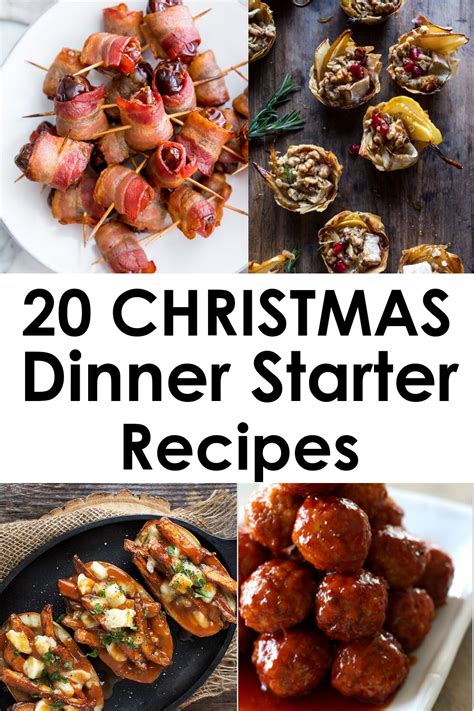 Not hosting a huge christmas this year? 20 Easy Christmas Dinner Starters | Easy christmas dinner, Christmas dinner starters, Dinner