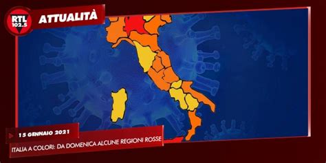 Anche a roma feste in lockdown: Mappa dell'Italia a colori, da domenica prossima Lombardia ...