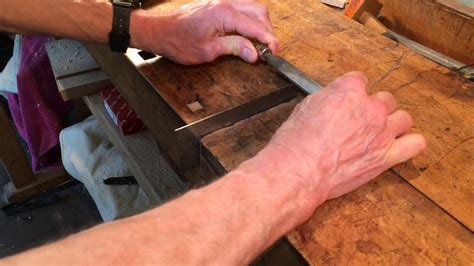 It does especially well in tricky areas of hardwoods where traditional hand planes would i always use my scraper without a holder. Sharpening a Cabinet Scraper - YouTube