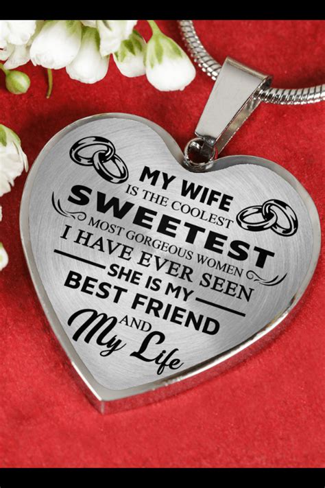I am only a good man and husband because i have you for a wife and partner. A Present For My Wife. 'present for wife' Search ...