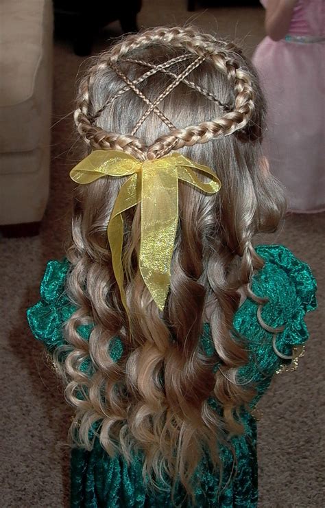 Simply put your girls' hair in a ponytail, then wrapped the remaining hair around the elastic. Shaunell's Hair: Little Girl's EASTER Hairstyle - Figure 8 French Braid 20-30 min