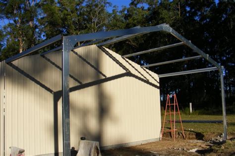 Subscribe for a new diy video weekly! end wall garaport shed roof extension | Steel Sheds in Australia