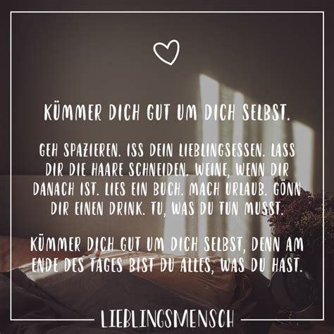 See more of ich liebe dich sprüche on facebook. Kümmer dich gut um dich selbst. Geh spazieren. Iss dein ...