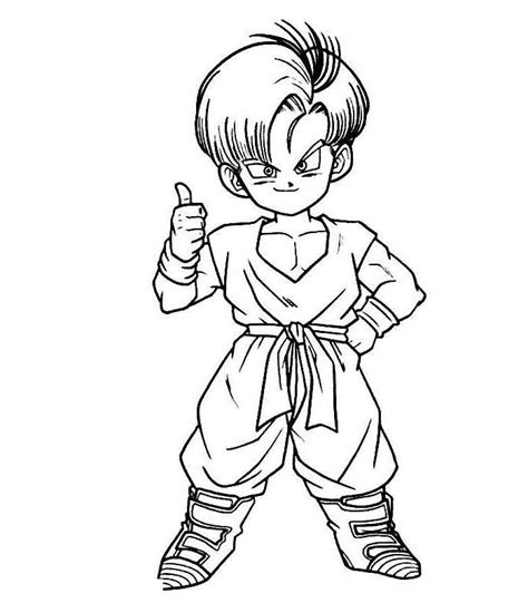 Find thousands of coloring pages in the coloring library. Simple Dragon Ball Z Coloring Pages Lineart - Free Printable Coloring Pages