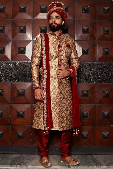 Check prices, verified reviews and book best wedding photographers, bridal makeup artists. Heavy Embroidered Sherwani - Designer Wedding Sherwani for ...