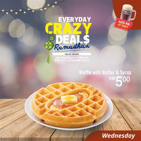 Pricing and rates information for same day delivery in malaysia. A&W Burger & Waffle Discount Deals Every Monday - Friday ...