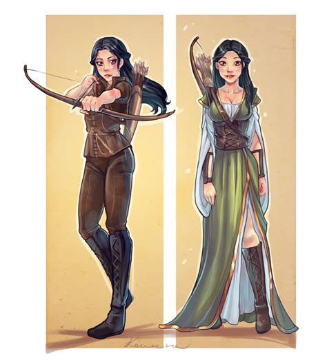 Kennera - Archer | Character design sketches, Character inspiration, Character design