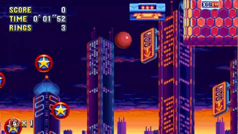 Studiopolis) is the third zone in the mania mode of sonic mania and sonic mania plus, and the fourth zone in the encore mode of sonic mania plus 1 concept and creation 2 description 3 story 3.1 mania mode 3.2 encore mode 4 gameplay 5 overview 5.1 act 1 5.2 act 2. Sonic Mania - Studiopolis 1 - Mighty - 0'42''75 - YouTube