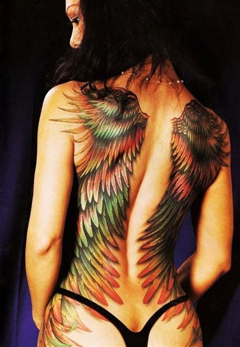 Going for a tattoo with angel wings is the perfect way to pay tribute to a lost one, and it also symbolizes the concept of jesus rising from the dead to go to heaven. Angel Wings Tattoos on Back for Girls ~ Women Fashion And ...