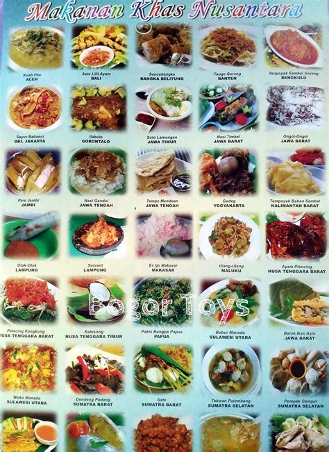 Ciri khas dari ketupat kandangan, yakni keberadaan dari ikan haruan panggang. Poster Tentang Makanan Khas Nusantara Terbaik