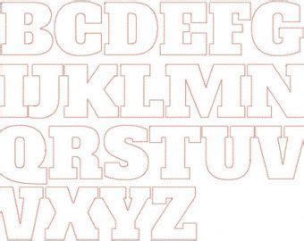 The bigger the letter, the clearer they can see it. Font Alphabet Letter Templates | Simple Applique 5 inch ...