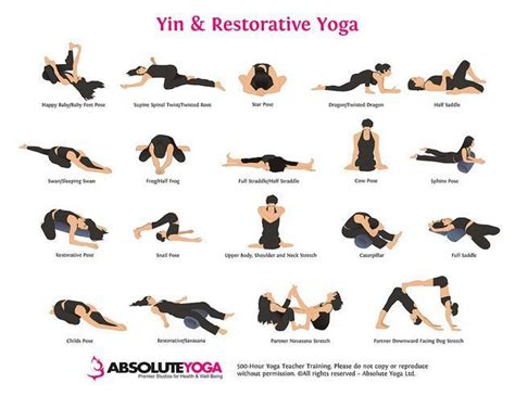 Also described as yin yoga, restorative classes use bolsters, blankets, and blocks to prop students into passive poses so the body can experience the benefits of a pose without having to exert any effort. Image result for restorative yoga poses without props ...