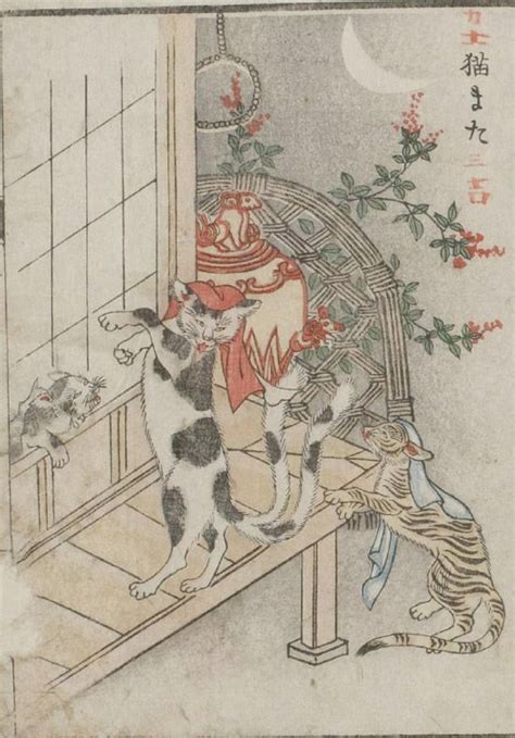 Before you assume their color is in chinese and japanese culture, the maneki neko (beckoning cat) is a common symbol of good for example, in english and scottish folklore, a black cat approaching you was good luck, while one. Toriyama Sekien | Japanese folklore, Cat art, Japanese myth