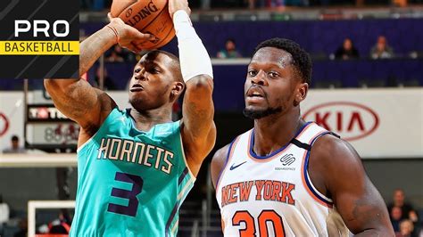 The hornets currently sit 8th in the east, but could wind up as low as 10th if they drop their final two games. New York Knicks vs Charlotte Hornets | Jan. 28, 2019 ...