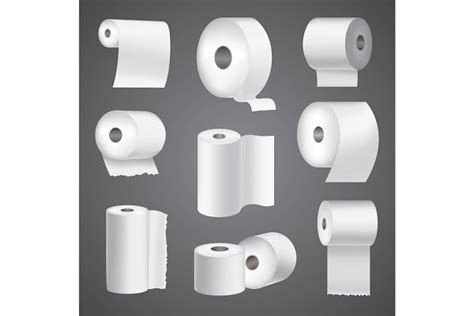 This freebie is about passion for details, daring experiments and rebellious mood in every pixel. Realistic toilet paper roll mock up set isolated vector ...