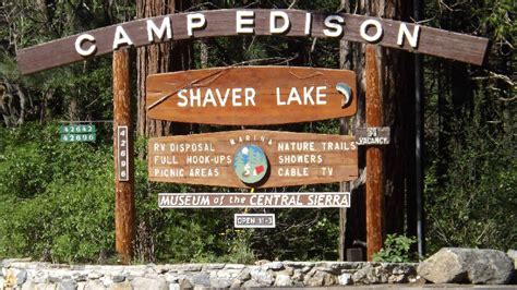 Camp edison in shaver lake, california: Marina Store at Shaver Lake, CA in Camp Edison