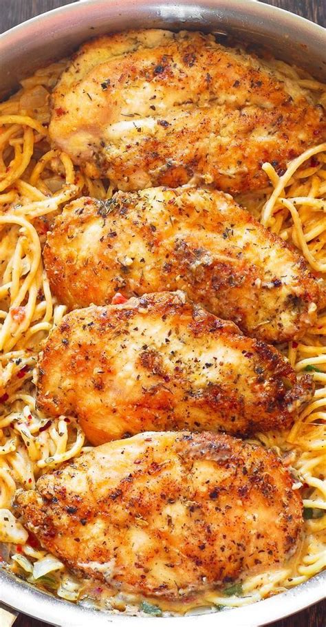 1/4 cup dry white wine. Chicken Pasta in Creamy White Wine Parmesan Cheese Sauce ...