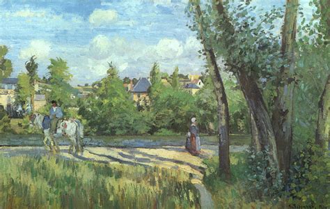 Camille pissarro, son art—son œuvre. Sunlight on the Road Pontoise - Camille Pissarro - WikiArt ...