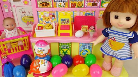 Magic box toys collector presents: Baby Doll Kitchen surprise eggs toys Baby Doli play - YouTube