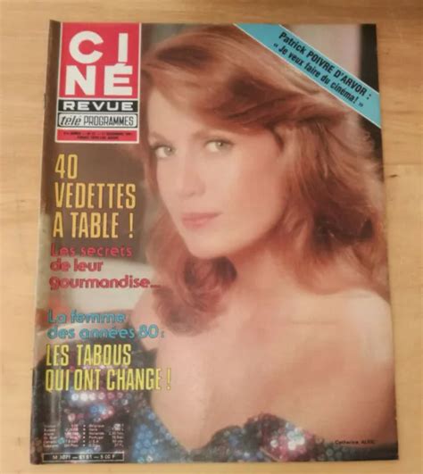 PROGRAMMES TV CINE Tele Revue N°51 17 Dec 1981 Catherine Alric Ppda EUR ...