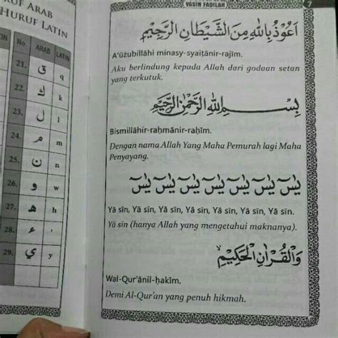 Surat ini merupakan salah satu surat yang terkenal di kalangan umat islam, seperti bacaan ayat kursi, surat al baqarah dan surat al waqiah. Judyjsthoughts: Latin Bacaan Surat Yasin Arab Lengkap