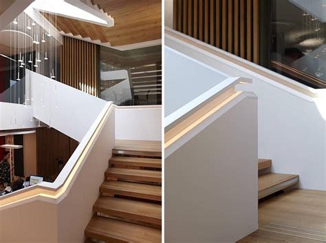 See more ideas about stairs, home, staircase. A Handrail With Hidden Lighting Is A Bright Idea For These Stairs | Hidden lighting, Handrail ...