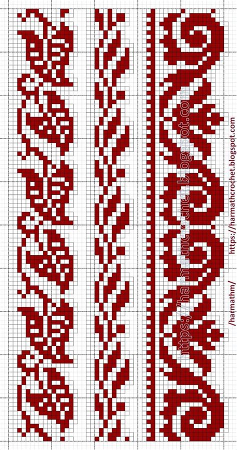 So on the next row, you assume that the chain 3 counts as the first dc. Crochet Patterns: Filet lace 231 in 2020 | Cross stitch ...