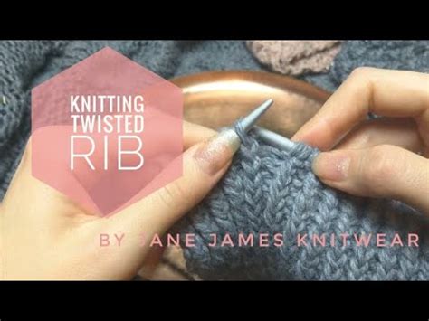 Add texture to your knitting with twisted stitches! Knitting Twisted Rib - A Tutorial On How To Knit Ktbl and ...