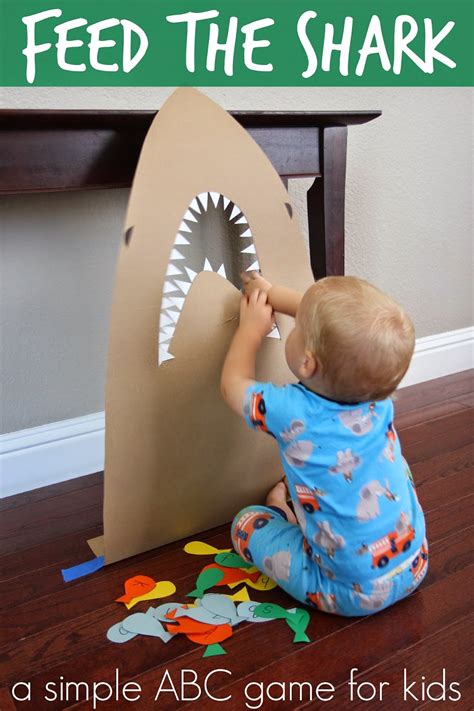 Our most popular alphabet game is this super fun letter sounds alphabet game! 20+ Shark Week Projects - Sand and Sisal