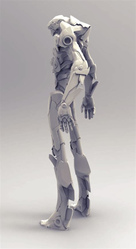 ArtStation - Eva style Mecha Design , Gianluca Rolli | Robot concept ...