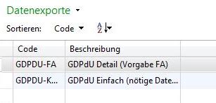 The function module ftr_gdpdu_otc_par_flowdata (extraktion der daten für geld, devisen, derivate) is a standard function module in sap erp and is part of the function group. GDPdU Ausgabe aus Navision / Business Central in weinger ...