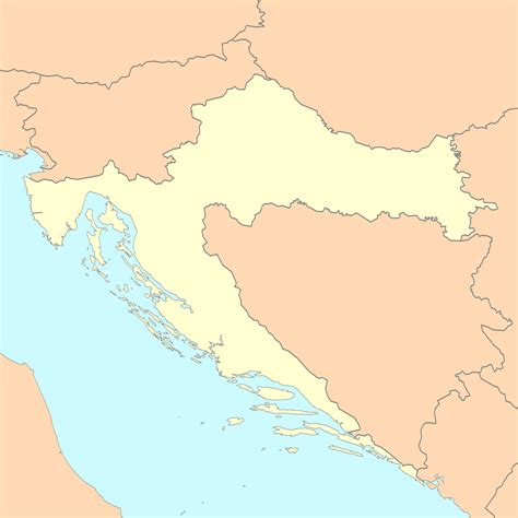 Discover the beauty hidden in the maps. File:Croatia map blank.png - Wikipedia