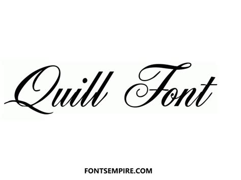 Download and see the font quill script normal, you can also see similar fonts from this category freehand. Quill Font Free Download - Fonts Empire | Free fonts ...