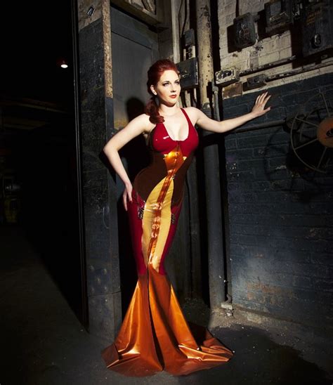 Please send suggestions to winston@stdout.org. Hot Redhead in a fancy latex dress Porn Photo - EPORNER