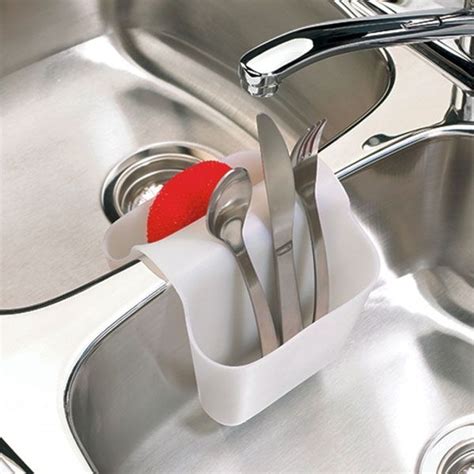 Maybe you would like to learn more about one of these? Umbra Saddle Sink Caddy - White | Sink caddy, Tidy kitchen ...
