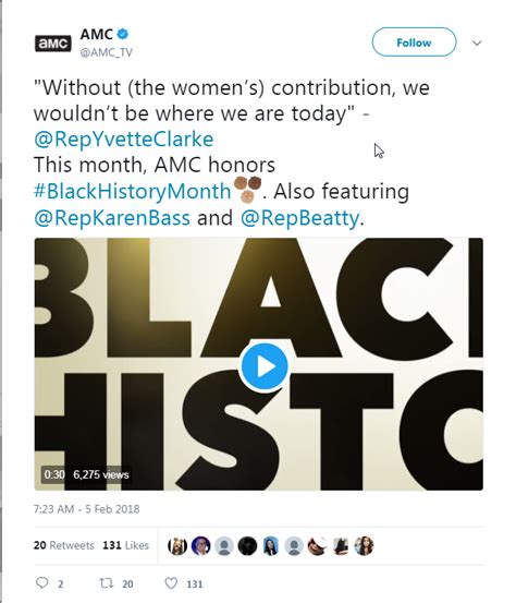 Marketbeat calculates consensus analyst ratings for stocks using the most recent rating from each wall street analyst that has rated a stock within the last twelve months. 2018 AMC Networks Black History Month PSA Campaign - The Shorty Awards