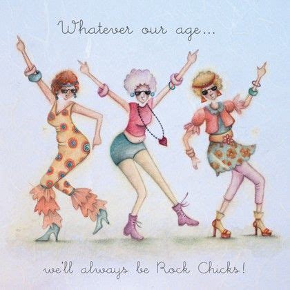 Scopri ricette, idee per la casa, consigli di stile e altre idee da provare. Rock Chicks | Birthday greetings funny, Old lady humor ...