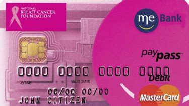 The bank card must be protected with 3d secure technology, otherwise you won't be able to link it. Test drive: ME Bank Pink Transaction Card