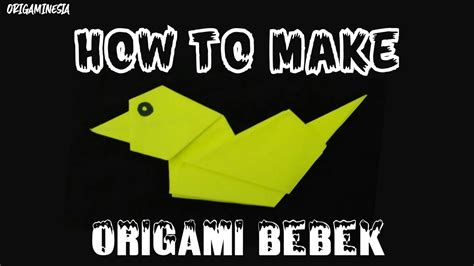 Cara membuat origami bintang ini sangat sederhana dan cocok dilakukan bersama si kecil yang belum bisa memahami instruksi yang terlalu rumit. CARA MEMBUAT BEBEK DARI KERTAS ORIGAMI MUDAH BANGET | DIY ...