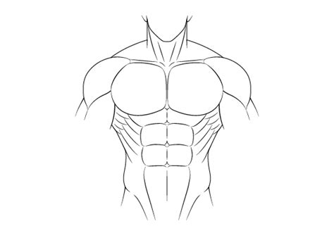 Learn how to draw anime guys pictures using these outlines or print just for coloring. How to Draw Anime Muscular Male Body Step by Step - AnimeOutline