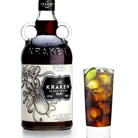 Kraken rum, butterscotch schnapps and cola; Kraken Cocktails : Kraken Rum Black Spiced 47° Original ...